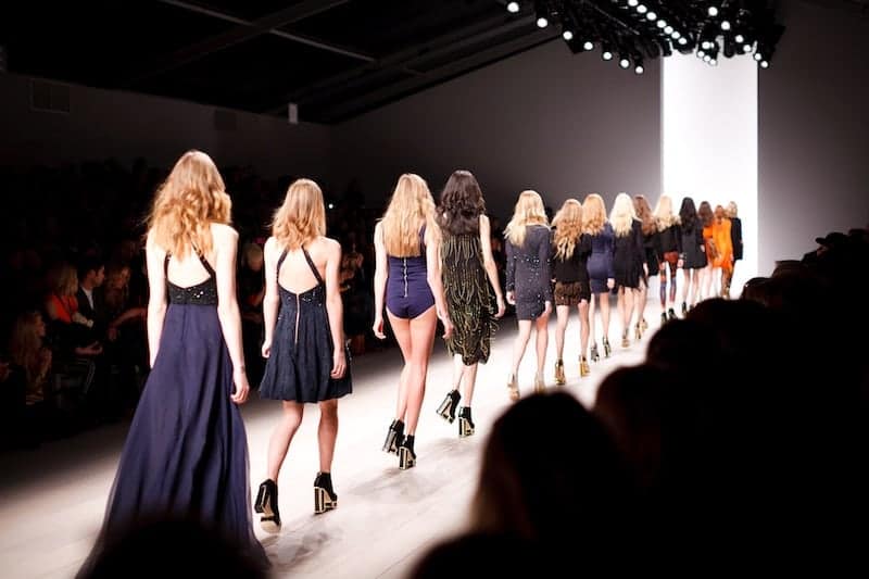 Model brand behavior from the catwalk