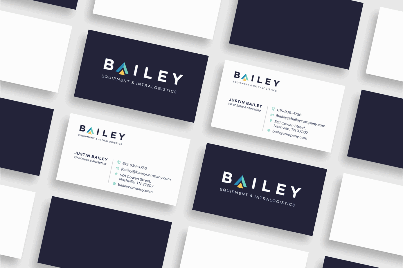 Bailey Company Business Cards