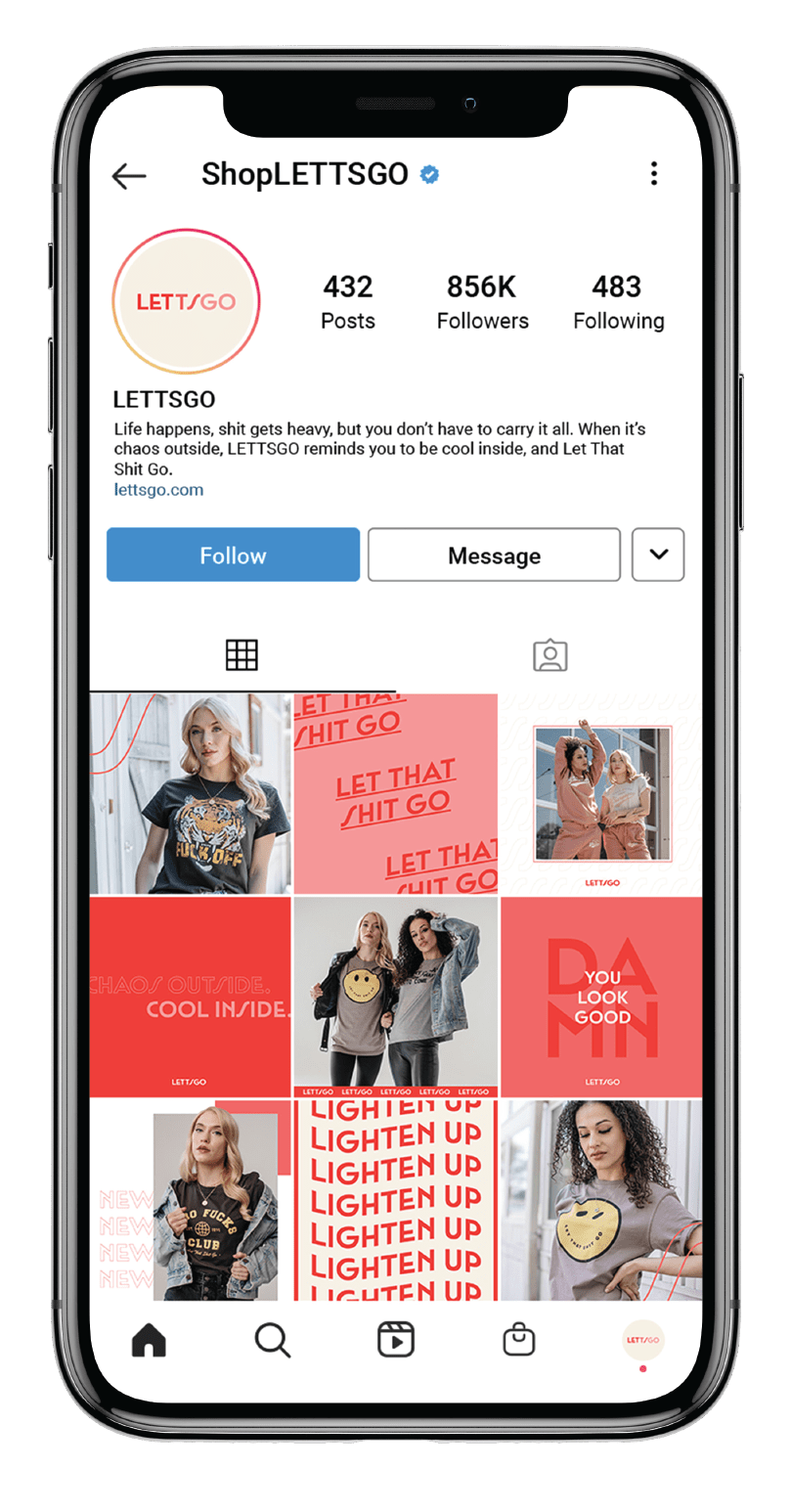 LETTSGO Instagram Graphics